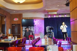 Georgina at Jackie B Goode's cafe