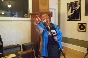 Sun Studios and THAT microphone! Handled by so many including Elvis. What  a treat