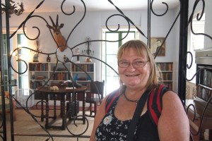 Great excitement - Hemingway's studio with original typewriter.