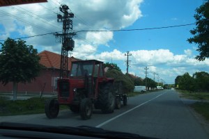 We came across all sorts of vehicles