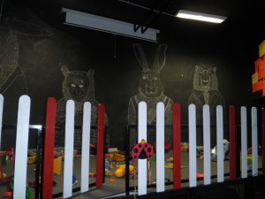 The children's play area at the Kult Klub Lake Bled