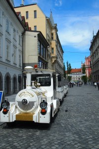 Cute little train that takes you up to the castle