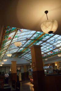 Part of the ceiling in the Maredo restaurant