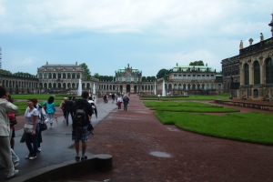 Zwinger at ground level.
