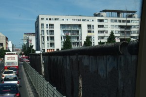 A section of the wall as it was.