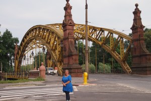 Grunwaldzki Bridge, one of the best known in Wroclaw.