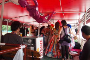 Part of satire of modelling