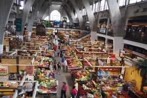 The stunning displays in the Market Hall