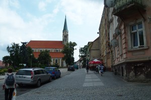 A street in the picturesque town of Sobotka