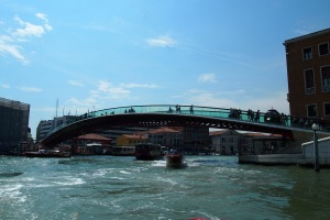 The only modern bridge in Venice