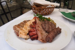 The massive meat lunch at Jevrem!