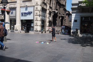 Tether tennis sales? On Knez Mihailova? Why not.