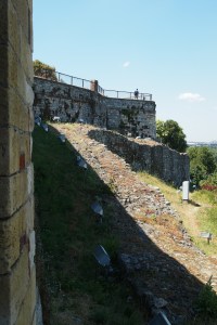 Wall of the fortress on the river side