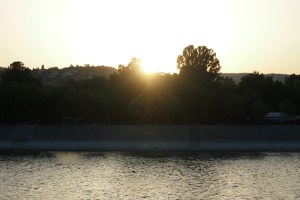 Sunset over Margit