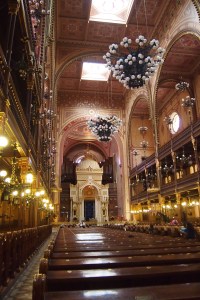 Inside the Great Synagogue Budapest