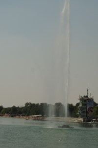 The fountain at Ada reminded me of home.