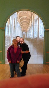 Moving replica of a corridor at the Hermitage