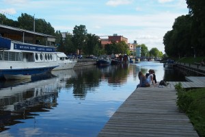 Chilling by the river Fyris