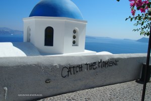 Even Oia gets some graffiti