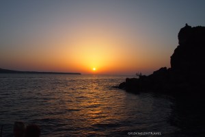 Oh that sunset over the Aegean