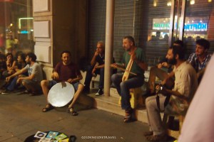 Street musicians
