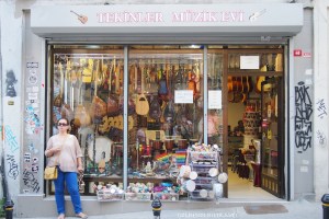 Loved the music stores we came across